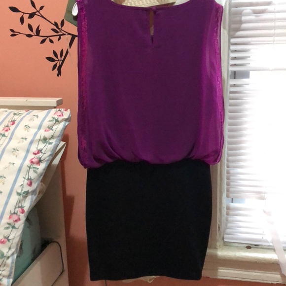 Purple sequin dress - Picture 2 of 4